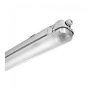 DI.M.EL. S.R.L. Plafoniera Stagna per un Tubo LED 120 cm IP65 Connessione Unilaterale 1200 mm tubo led incluso (6500 K - Luce bianco freddo)