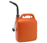 Di Martino 54103 Tanica Plastica Benzina, 10 L, Arancione/Nero
