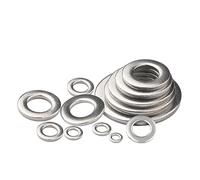 di metallo, Rondelle piatte in acciaio inossidabile 304 da M1,6 a M22, misure multiple, confezione da 2 a 100 pezzi(M5x10x1 x50pcs)