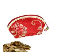 di moneta vintage, per monete ricamate - moneta con cerniera in stile cinese, squisita borse