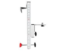 di montaggio a parete 300 mm - Stainless Steel Height Adjustable Support Stand | Leveling Base with Integrated Scale | Universal Wall Mount For Construction, Tiling & Drywall