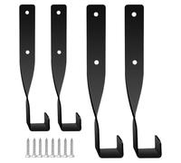 di montaggio a parete per motosega - Organizzazione verticale per guadagnare spazio 4 pezzi,Organizzatore garage per accessori motosega | Per giardino camion ATV trattore esterno interno