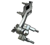 di montaggio per tamburo - Dimensioni 17x11x3,5 cm, design ad angolo regolabile, metallo resistente, struttura compatta e stabile | Per collegare l'hardware delle percussioni dei campanacci dur