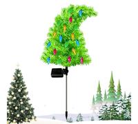 di Natale da Esterno Divertente Con A Terra Albero Storto Arredo Giardino | da Sentiero , Lampada Notturna per Giardino Sentiero Prato Portico Aiuola Feste Capodanno