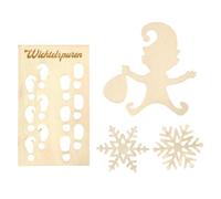 Di Neve In Legno, Modello Di Impronta Per | Modello Impronta | Tagli natalizi di fiocchi di neve per creare decorazioni invernali per la finestra di casa