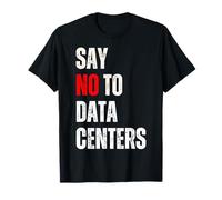 Dì No ai Data Center Maglietta