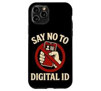 Dì no alla protesta dell'ID digitale contro la sorveglianza del governo Custodia per iPhone 11 Pro