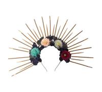 di Notre Dames con fibbia per capelli divertente esagerato romanzo corone Halloween strega fascia