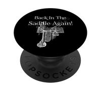 Di nuovo in sella! Nessun amico, come gli amici dei cavalli PopSockets PopGrip Adesivo
