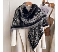 Di nuovo Modo di Inverno Sciarpa di Cachemire Delle Donne di Pashmina Design floreale Wrap Femminile Coperta Spessa Morbida Bufanda Calore Scialle Fazzoletto 2024