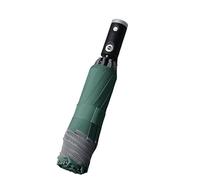 di ombrellone Automatico Pieghevole Ombrello a Tre ombrelli invertiti (Verde)