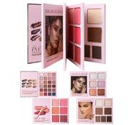 di Ombretti - 43 Colori Cosmetici Impermeabili,Palette Viso Con Glitter Blush E Contour | Per Feste Quotidiane Vacanze Compleanni Viaggio Lavoro Matrimoni Eventi Club Servizi Fotografici Donne Sposi