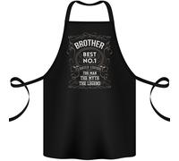 Di Padre Giorno No 1 Brother Uomo Mito Leggenda Cotone Grembiule 100% Biologico