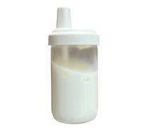 di paglia di tè al latte - Tobe da caffè con paglia | 500 ml di trasparente con coperchio, bicchiere da tè a bolle isolate, bottiglia di bevanda trasparente portatile, bevanda