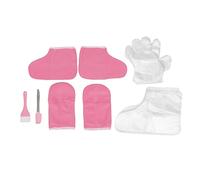 di Paraffina per e Piedi, Fodere di Cera per e Piedi, Flanella di Paraffina Rosa, Monouso per Tenere Al Caldo, di Cera, Set di Piedi