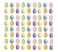di Pasqua - 100 pezzi assortiti con macchietti,Uova di Pasqua in schiuma per decorare | Per fai da te primavera riempimento vaso cesto artigianato centrotavola favori