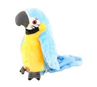 di peluche elettrico per bambini, giocattolo per pappagalli parlanti, giocattoli educativi sensoriali di animali da pittura di uccelli, ripete ciò che dici con una voce divertente, con twer