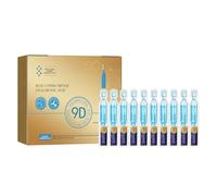 di peptidi di rame per il viso - Fiale Viso con Acido Ialuronico Vitamina C,10 pezzi 1,5 ml di di acido ialuronico oro idratante riparazione per la cura della pelle secca