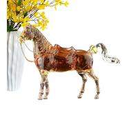 di per - Contenitore per vino whisky da 750 ml, Decanter per liquori di birra trasparente, Bicchieri unici, di liquore decorativa | Elegante accessorio per bicchieri