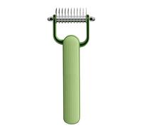 di per dispersione - Deshedding Dog Brush - strumento di diffusione del pettine per gatti a doppio elimina la perdita di capelli, distruggi i tappeti e incoraggia il CR
