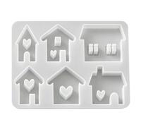 di per realizzare a 6 cavità, facili da rilasciare | Stampi in silicone per candele in resina epossidica per resina epossidica progetti artistici per la decorazione della casa