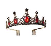 Di Pettine Per Di Strass Bellezza Principessa Ballo Studentesco Accessori Nozze Per La Sposa Per Donne Doccia Corone Ospite Chiesa Di Strass Addio Al Nubilato Rosso
