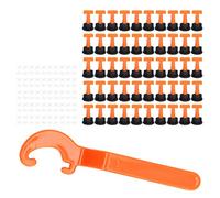 di piastrella piastrella riutilizzabile kit di livellamento piastrella regolabile ad alta piattaforma per l'installazione di piastrelle parete 151 pcs Set include chiave