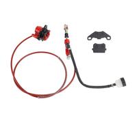 di pinza freno idraulico posteriore Kit freno in lega in aiaio ad alte prestazioni con tubo 1,5 m e pastiglie per freni per atv quad go kart mini bici