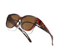 di polarizzati - plastica leggera sportiva da uomo | Grande sicurezza UV400 con lente senza riflessi, esterno p, Tortoiseshell, Se référer au descriptif