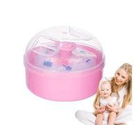 di polvere per bambini piccoli, di polvere per il corpo e contenitore - Applicatore e contenitore per polvere per il corpo per bambini piccoli, di polvere cosmetica per il corpo in