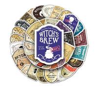 di pozione adesivi | Set di 50 adesivi in PVC per bottiglia d'acqua | Adesivi per etichette della popolazione: Pozione di etichette per adesivi estetici per bottiglia d'acqua