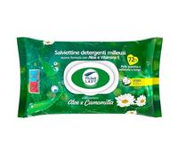 Di.Pri.ma Piuma Lady Salviettine detergenti Milleusi con Aloe e vitamina E Senza Alcool Confezione da 72Pz