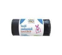 Di.Pri.ma Sacchi Buste Raccolta Differenziata Resistenti Nero Dimensione 70x110 cm Offerta 6 Confezi
