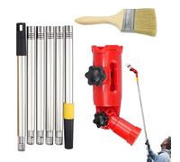 di prolunga per pennello, adattatore per di vernice a 180 gradi | Accessorio per rullo di vernice per angoli di finestre, che lo rende il buon compagno di pittura per scale e angoli