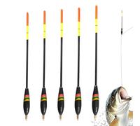 di | Punta Fluorescente Galleggiante - 5 Unità di Attrezzatura per Perca Trota Sole Lucio Perca Americana