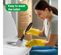 Di Purga - Pietra Pumice Con Manico | Pulizia 'anello Della Da Toilette, Detergente Per La Toilette Con Teste Di Ricarica, Rimodellamento Delle Macchie D'acqua Per La Pulizia De