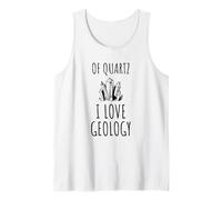 di Quarzo Amo la Geologia, Gioco di Parole Divertente per Un Geologo Canotta