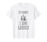 di Quarzo Amo la Geologia, Gioco di Parole Divertente per Un Geologo Maglietta