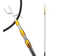 di recupero del carico - Strumento Grabber Telescoping da 4,92 piedi | Accensione in acciaio inossidabile estesibile con gancio per letto per veicoli, scaffali da garage, scatole di camion, barca