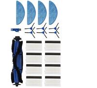 AUJAN di Ricambio for Cecotec Conga 2290 Ultra 05661 Robot Aspirapolvere Rullo Principale Spazzola Spazzola Laterale Filtro Mop Straccio Lodevole