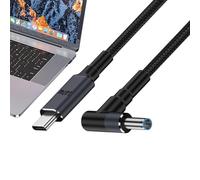 di ricarica Tipo-C-Zu-DC, del Adaptercap pari a -180 cm del di tipo C connettore C-180 cm Connettore di tipo C per viaggi, di alimentazione nero per