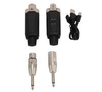 di ricevitore del trasmettitore di microfono wireless UHF XLR wireless con microfono con gamma 262ft Phantom Power 48 V per prestazioni dal vivo e prove a banda