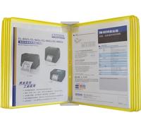 di riferimento desktop piccolo, 10 pannelli, contiene 20 fogli di carta A4, guida operativa for appendere alla parete dell'officina di fabbrica.(F)