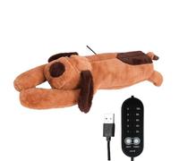 di riscaldamento degli animali ripieni - Peluche cucciolo riscaldabile USB con temperatura regolabile e chiusura automatica per spalla, schiena, collo e alla pancia, regalo per ragazzi