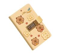 di risparmio portatile - Portamonete sicuro da 7 pollici | Notebook in pelle PU PP - Organizer con lucchetto a combinazione 100 buste per bambini Adulti Famiglie Home Office Viaggi giornalier