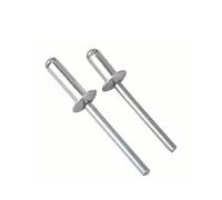 di rivetti ciechi 5-100 pezzi Rivetti ciechi a testa bombata in alluminio pop M2 .4 M3 .2 M4 M5 M6 for lamiera d'acciaio Mandrino for auto Scarico(M4 (25Pcs),4mm)