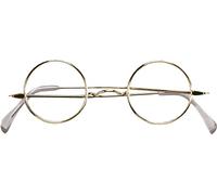 di Rubie ufficiali Babbo occhiali tondi Babbo Natale, costume adulto - One Size