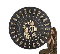 di rune in legno - Rune divinatorie artigianali, strumenti esoterici spirituali | Set da 25 camere utilizzati durante le pratiche di meditazione o come accessori decorativi negli spazi