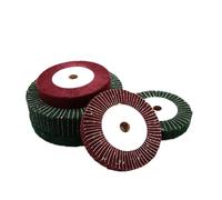 di ruota lamellare in fibra nylon 1 pz 150/200/250/300 mm ruote lucidanti in fibra di nylon spugna abrasiva mocio ruota dischi abrasivi lamellari for metallo(Red-sand inclusion,200x50mm)