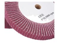 di ruota lamellare in fibra nylon Mola abrasiva in tessuto non tessuto, smerigliatrice angolare in metallo, disco rotante, accessori, carta vetrata, utensili for lucidatura(WHITE)